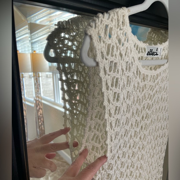 Vintage Effeci Hand Knit Cover Up Size Small - Picture 2 of 6